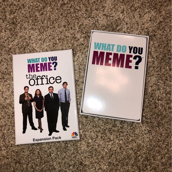 What do you meme the office board game card game in box cards expansion pack - Picture 1 of 7